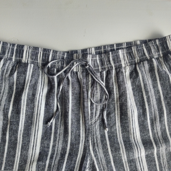 Briggs wide leg elastic waist pants Linen-Rayon blend XXL - Picture 3 of 5